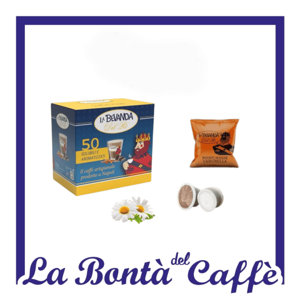 50 Capsule Compatibile Esse / Point La Bevanda Del Re - Bevanda Gusto Camomilla