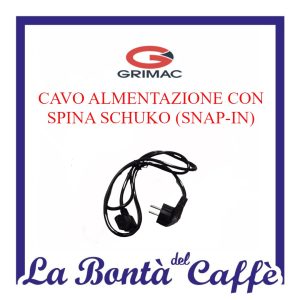 Cavo Alimentazione Con Spina Schuko (Snap-in) Macchina Caffè Grimac
