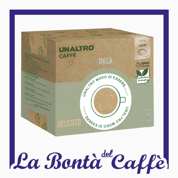 50 Cialda Ese 44mm Miscela Decafeinato Unaltro Caffè