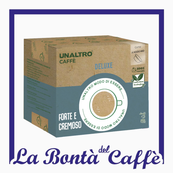 UnAltro Caffè 100 Capsulè compatibile Lavazza A Modo Mio Miscela Deluxe