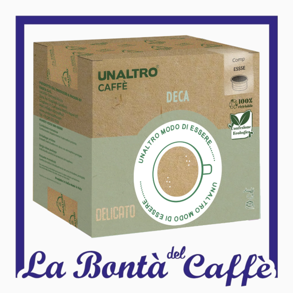 50 Capsula Compatibile Esse Miscela Decaffeinato Unaltro Caffè
