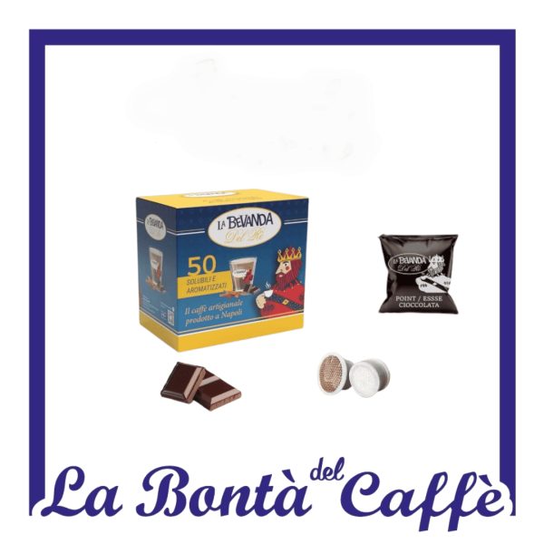 50 Capsule Compatibile Esse / Point La Bevanda Del Re - Bevanda Gusto Cioccolato