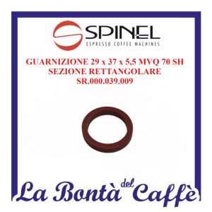 Guarnizione 29 x 37 x 5,5 MVQ 70 SH Ricambio Originale per macchina caffè SPINEL