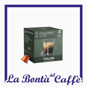 50 Capsula Compatibile Nespresso In Alluminio Miscela Italian Unaltro Caffè