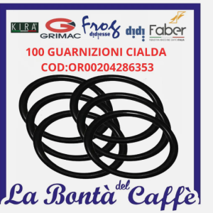 RICAMBI ORIGINALI STOCK 100 GUARNIZIONI CIALDA X MACCHINA CAFFE' DIDIESSE FROG