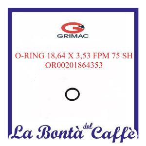 O-ring OR 18,64 X 3,53 FPM 75 Shore Porta Cialda Superiore Macchina Caffè Grimac Terry - Dada - Terry Tech - Opale MG708
