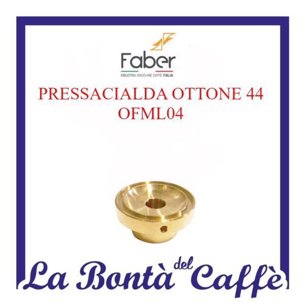 Pressacialda Ottone 44 Macchina Caffè Faber OFML04