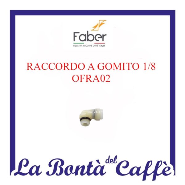Raccordo a Gomito 1/8 Macchina Caffè Faber OFRA02