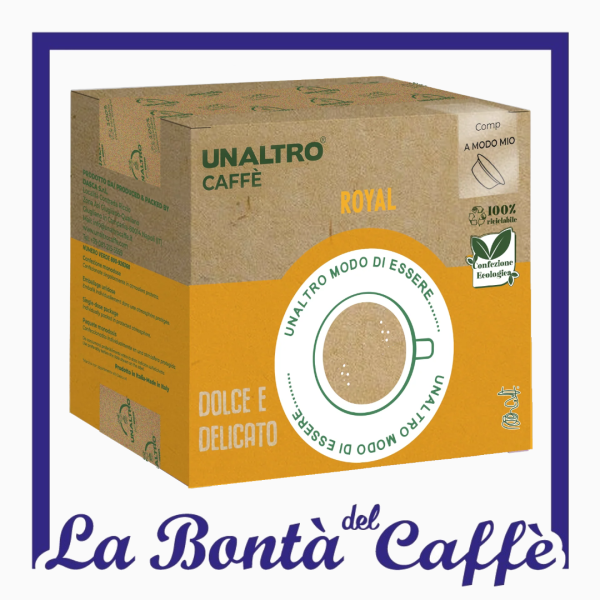 50 Capsule Compatibile Lavazza A Modo Mio Miscela Royal Unaltro Caffè