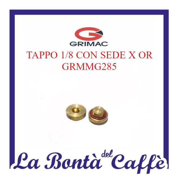 Tappo 1/8 Con Sede X Or Macchina Grimac MG285