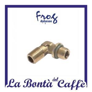 Raccordo 90° 1/8 Ottone Macchina Caffè Didiesse Frog Ricambio
