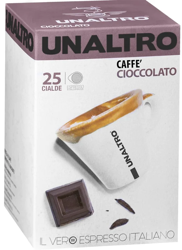25 Cialde Ese 44 Mm Unaltro Caffè Miscela Cioccolato