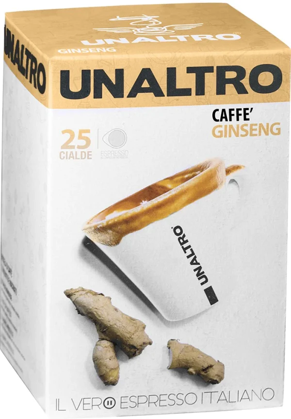 25 Cialde Ese 44 Mm Unaltro Caffè Miscela Ginseng