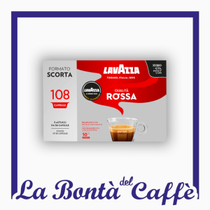 108 Capsule Caffè Lavazza A Modo Mio Miscela Qualità Rossa