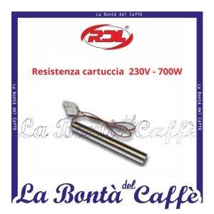 Resistenza Cartuccia 230v - 700W Macchina Caffè Rdl Modello Mini