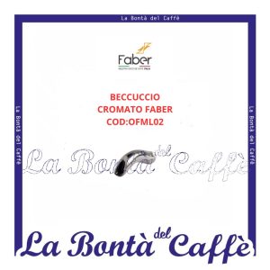 Beccuccio Cromato Macchina Caffè Faber  Slot Ricambio Originale OFML02