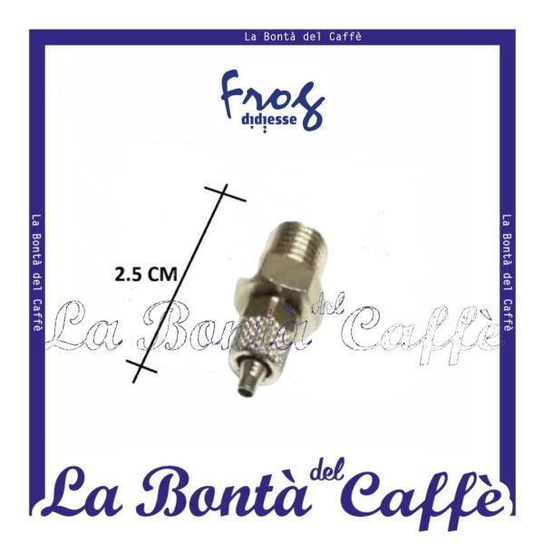 Raccordo Vapore A Calzamento Rapido Ad S 1/8 Macchina Caffè Didiesse Frog FRER056