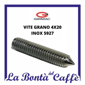 Vite Grano 4 x 20 Inox 5927 ricambio originale Macchina Caffè Grimac