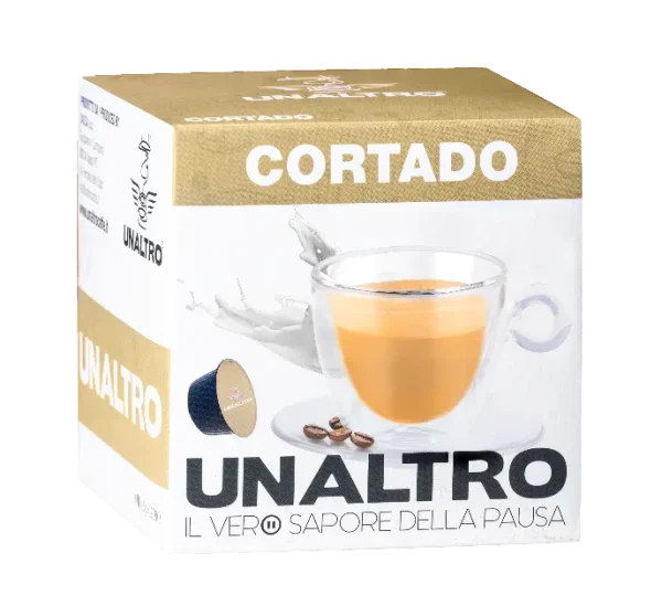 16 Capsule Dolce Gusto Unaltro Caffè Miscela Cortado - immagine 2